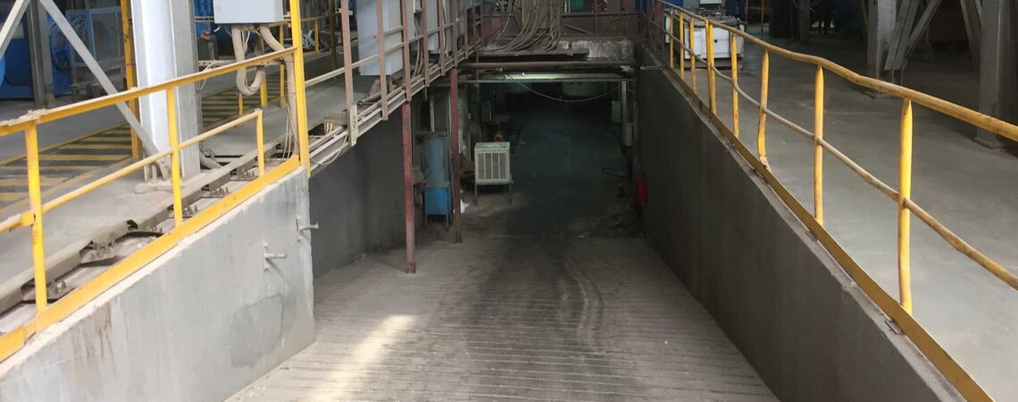 Repair of deteriorations @ Arabian Saudi Glass Factory basement