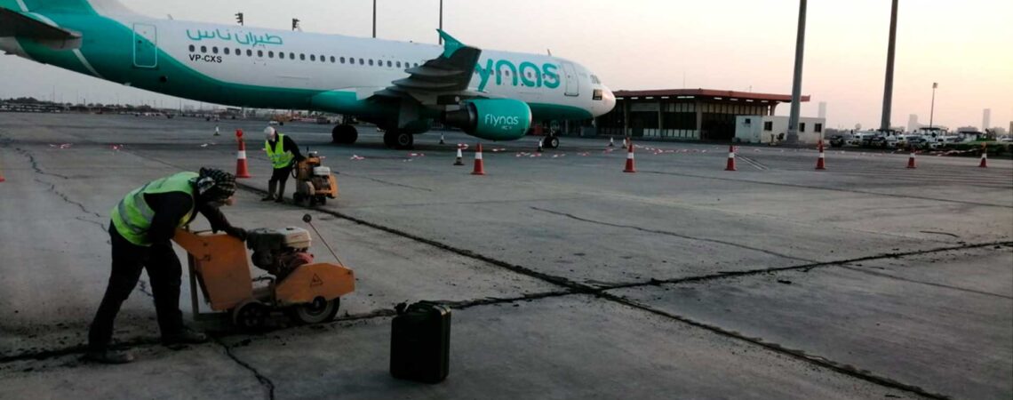 Repair of Joint sealant – 5 APRONS at King Abdulaziz International Airport (KAIA)