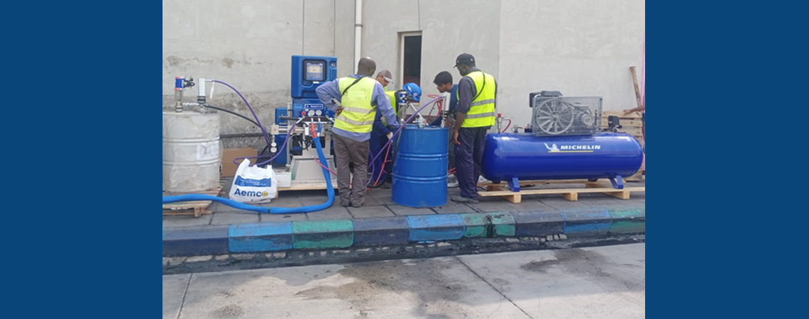 Waterproofing of SOJECO Potable Water Tanks.